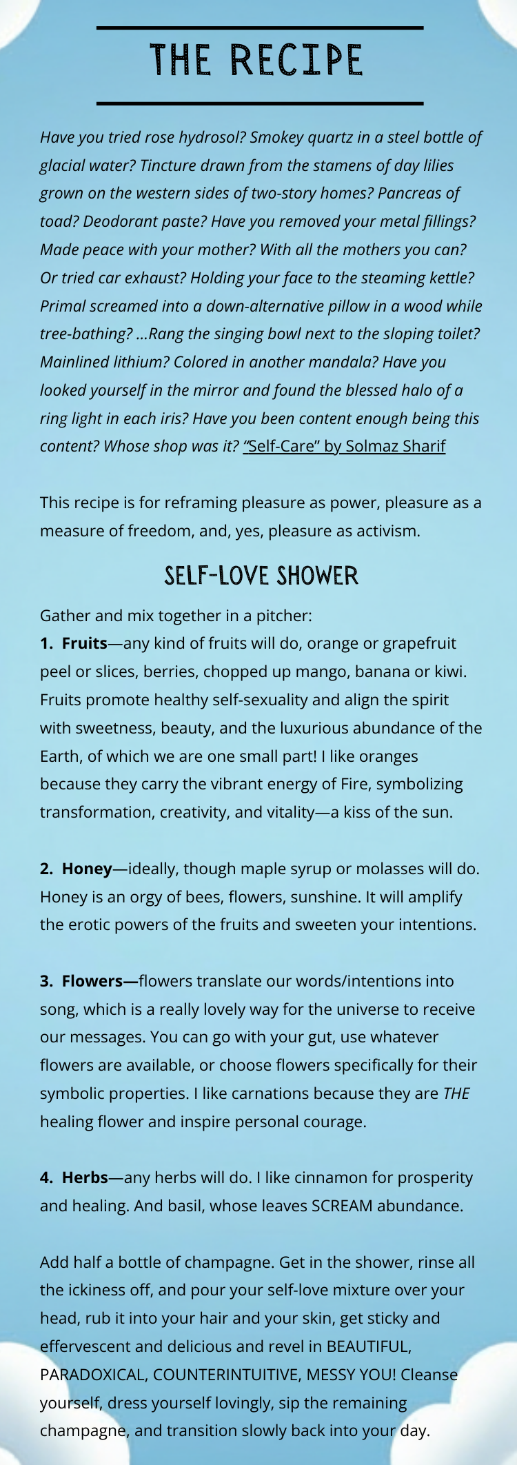 Frankincense Recipe